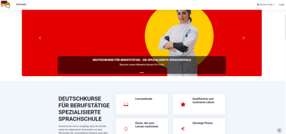 Ejemplo de experiencia de usuario en un LMS Moodle